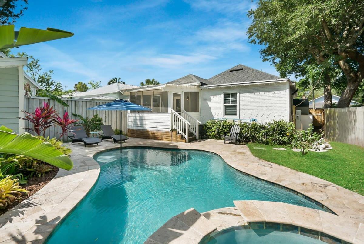 Charming Cottage W Pool, Walkable To Downtown St. Augustine Exteriér fotografie